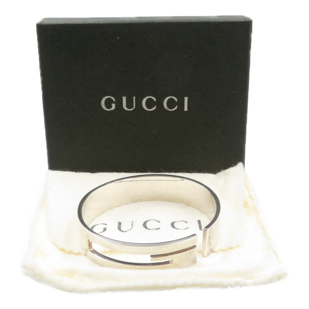 Like new Gucci G Cutout Sterling Silver Bangle 0976GUCCI - Picture 3 of 5